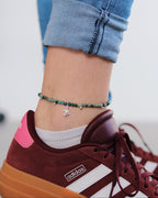 Moss Agate Anklet