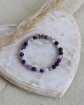 Armband Achat Violett