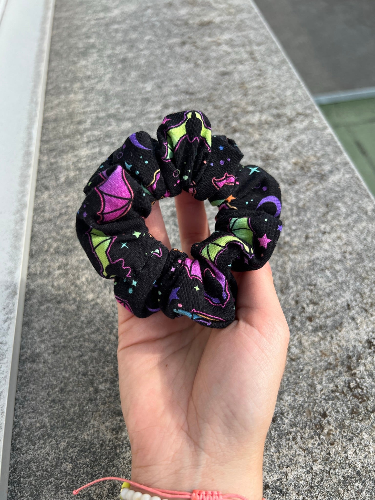 Scrunchie "Neon Halloween"
