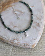 Moss Agate Anklet