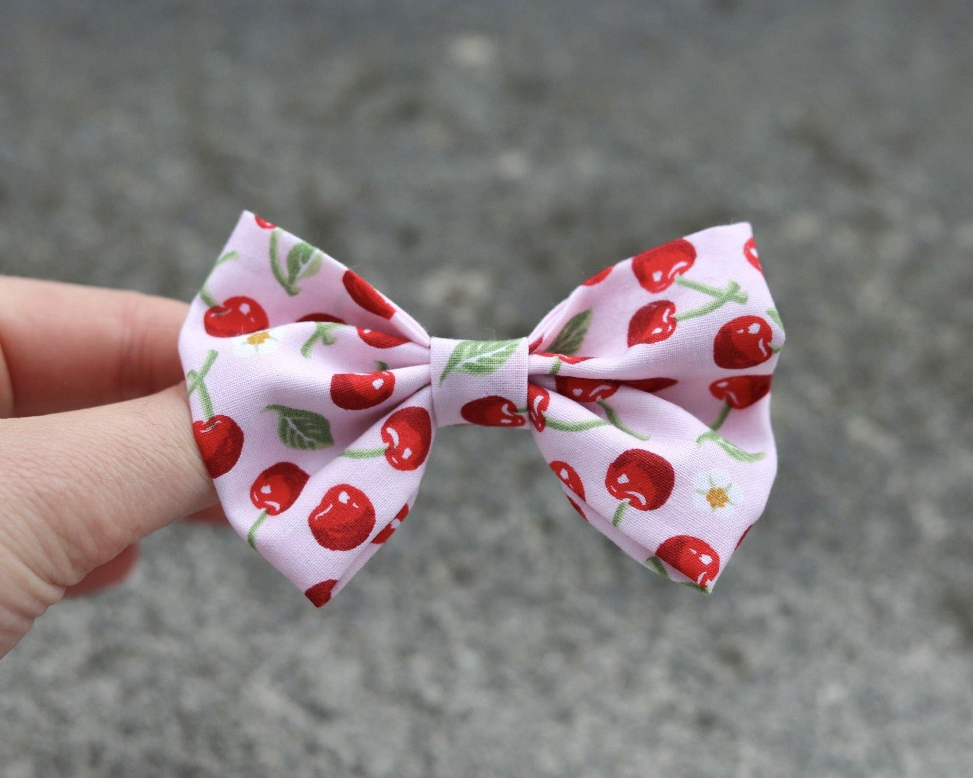 Haarschleife Cherry
