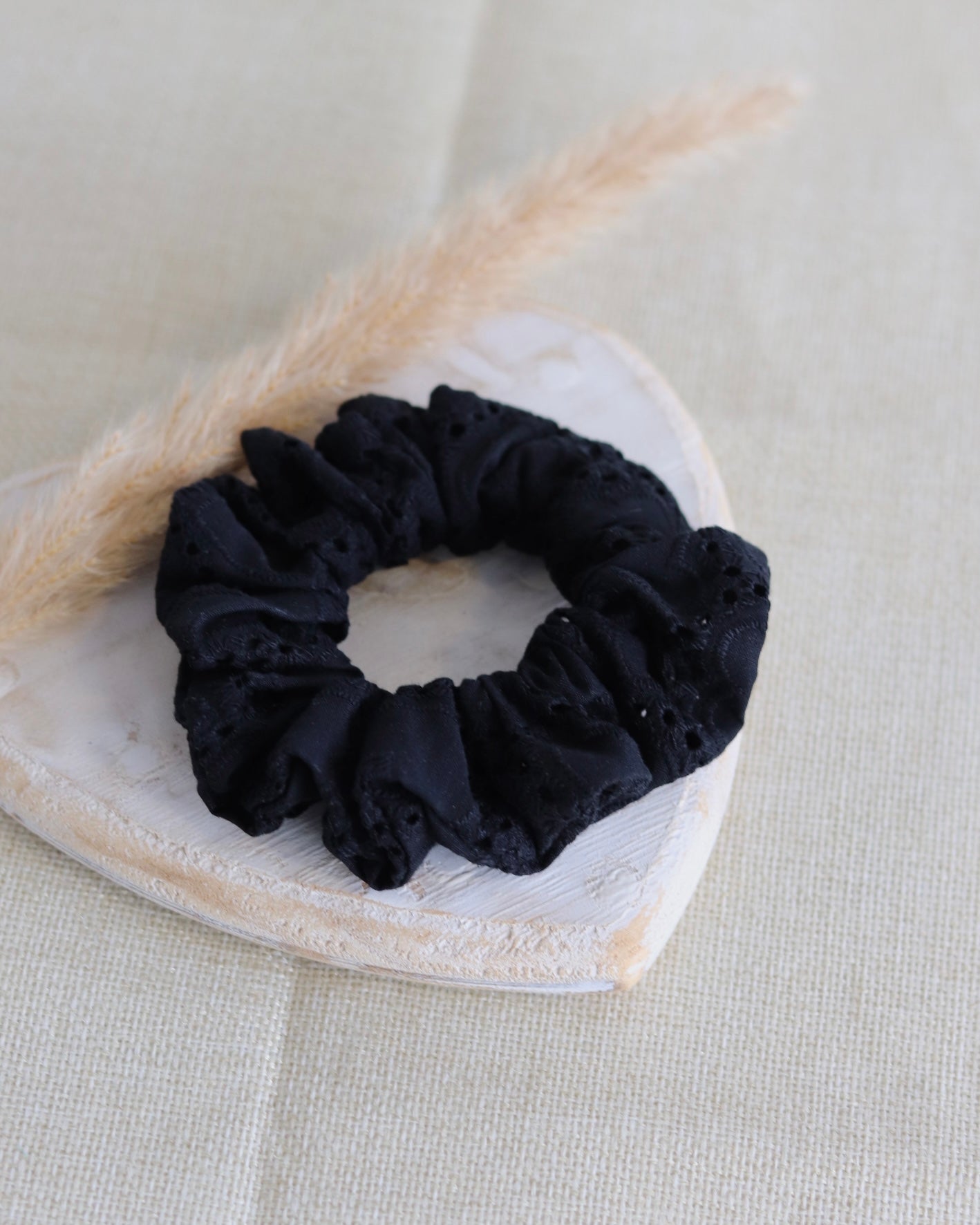 Scrunchie "Black Heart"