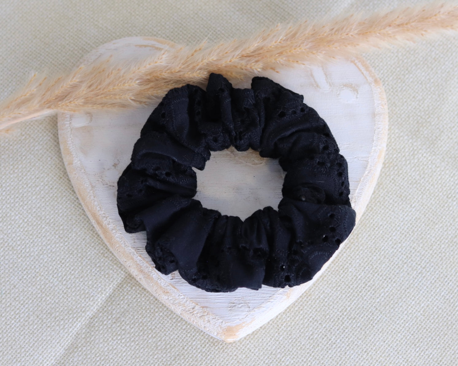 Scrunchie "Black Heart"