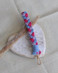 geflochtenes Schlüsselband - Berry Blue