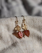 Boucles d'oreilles feuilles