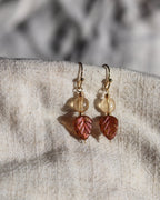 Boucles d'oreilles feuilles