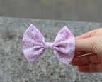Haarschleife Blümchen rosa