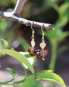 Boucles d'oreilles feuilles
