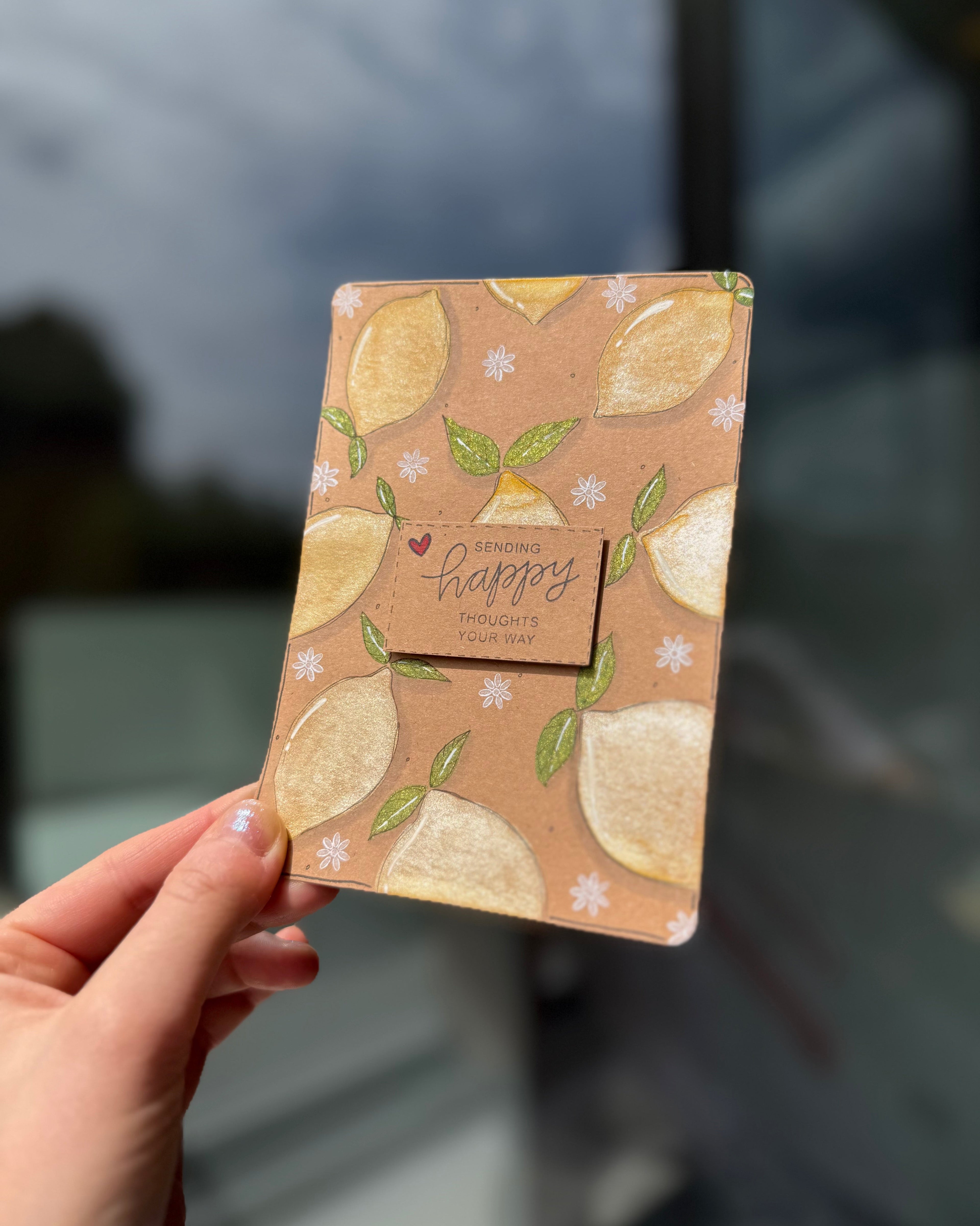 Postkarte Happy Thoughts