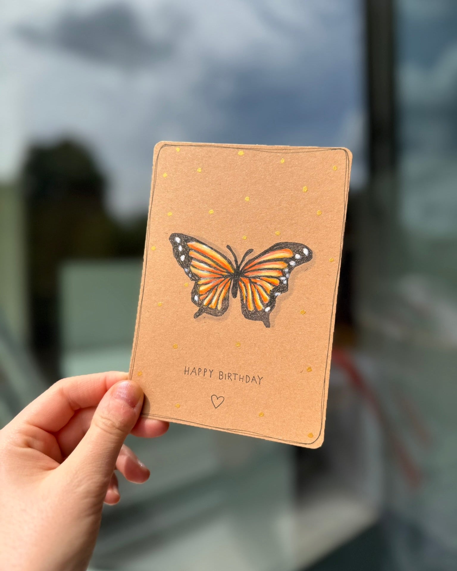 Postkarte Schmetterling