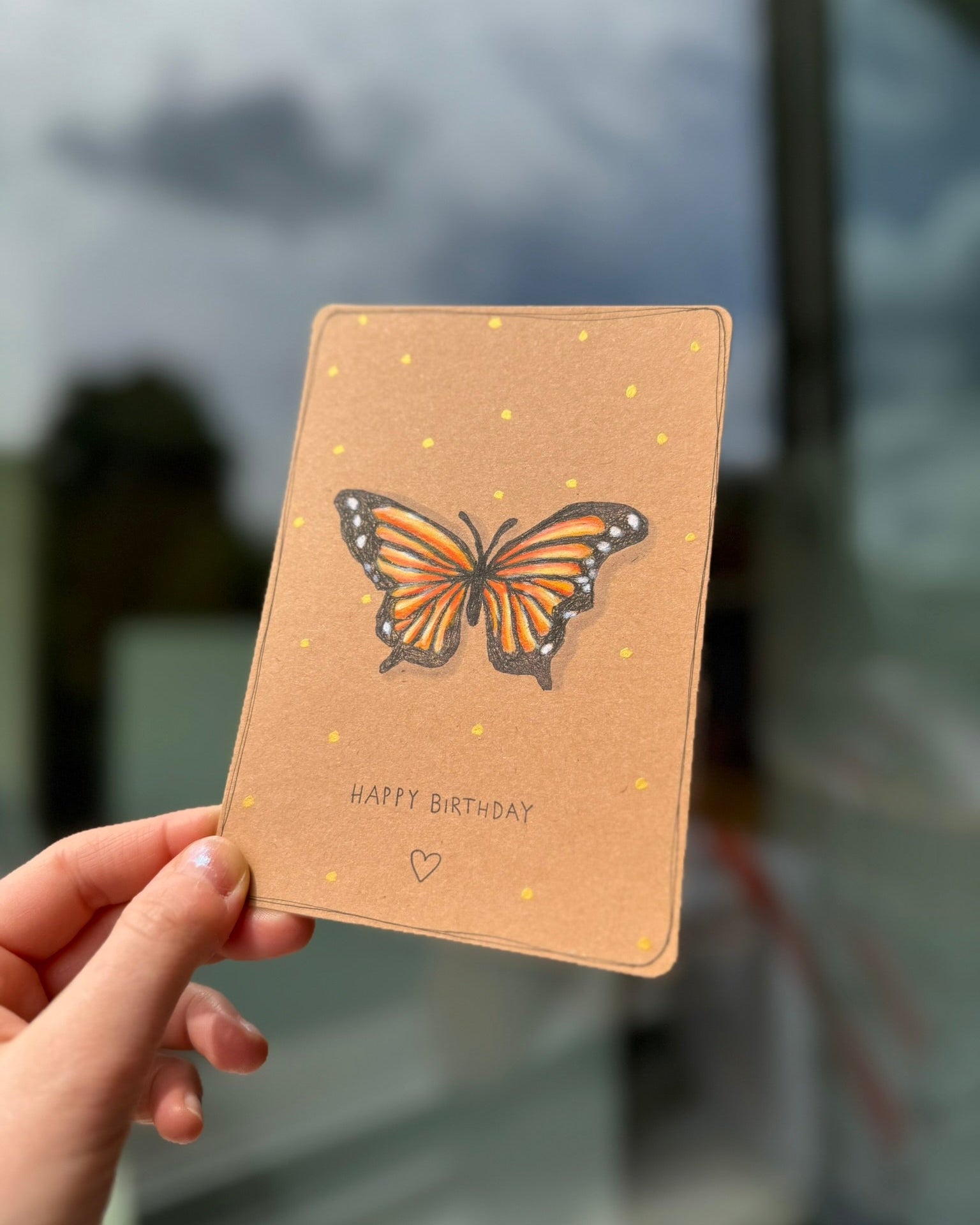 Postkarte Schmetterling