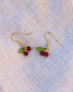 Boucles d'oreilles cerises