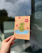 Postkarte Frosch