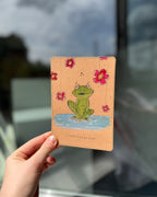 Postkarte Frosch