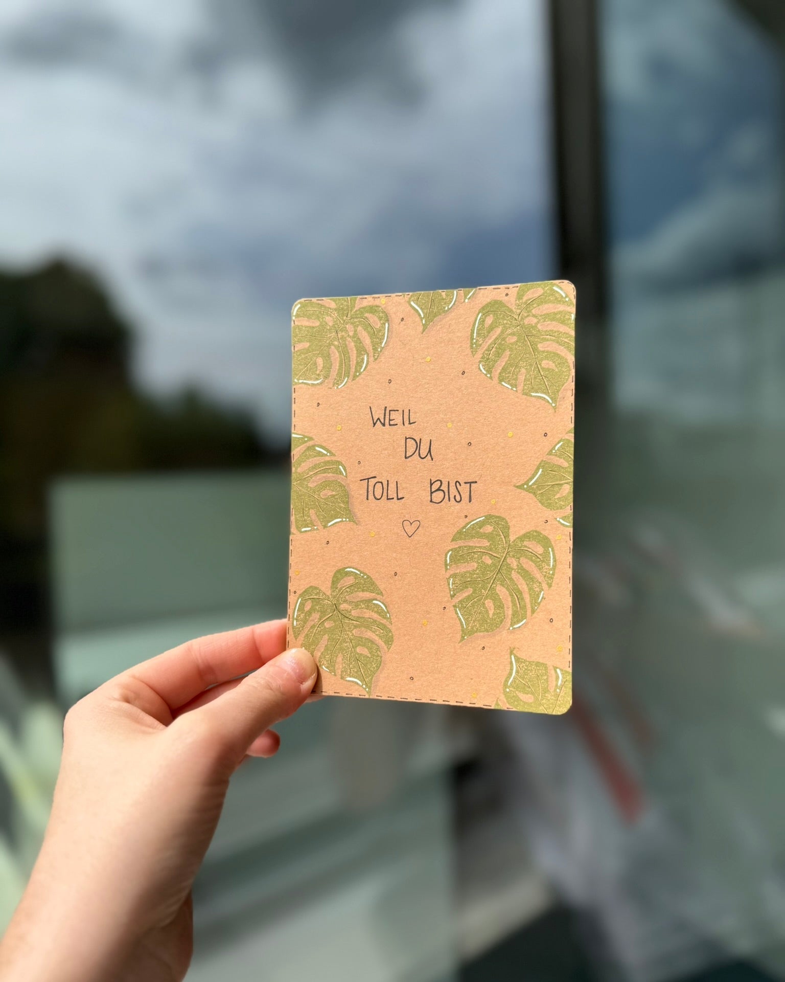 Postkarte "Weil du toll bist"