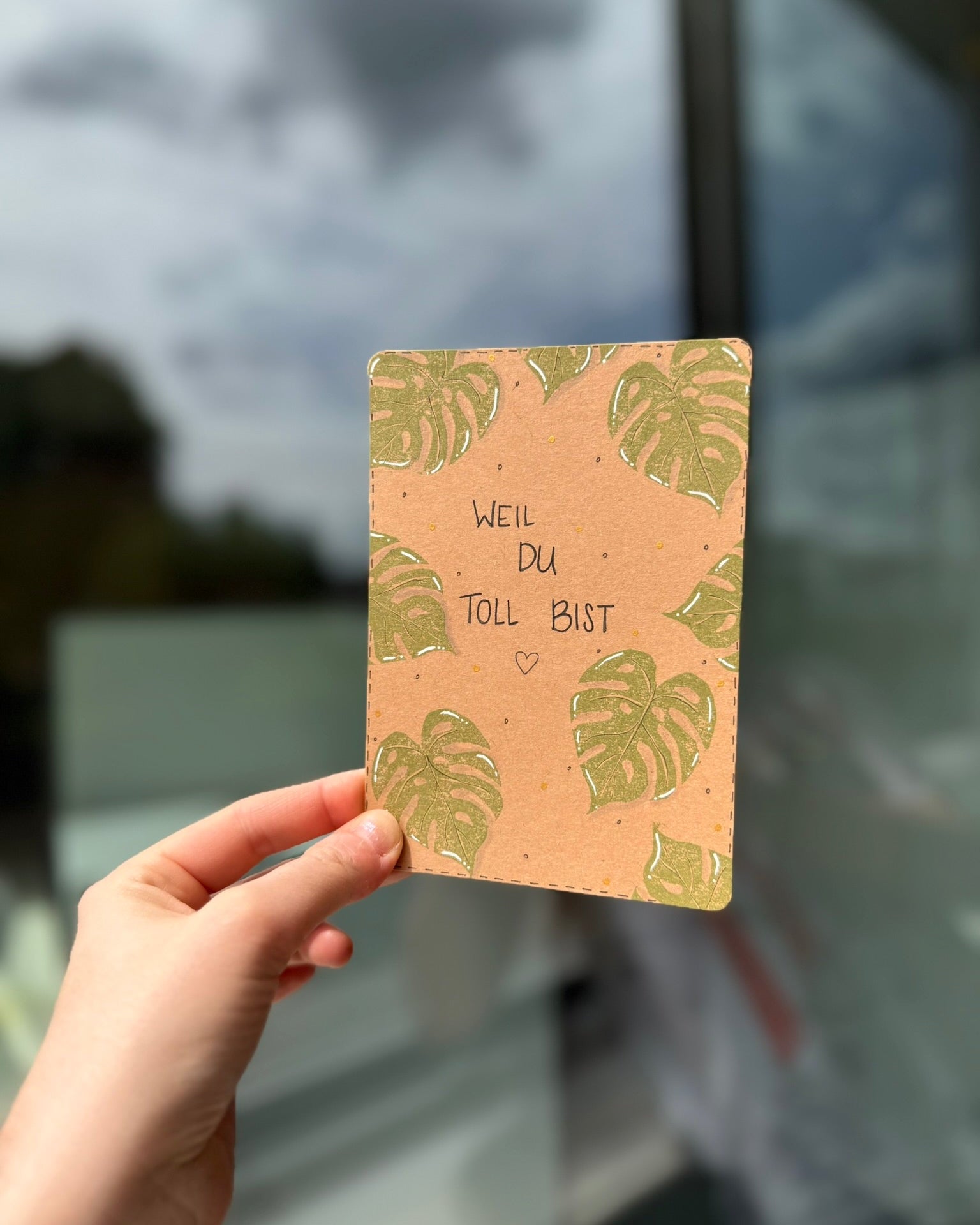 Postkarte "Weil du toll bist"