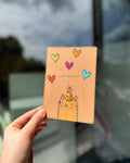 Postkarte Birthday Cat 4