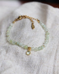Bracelet de pierres précieuses bleu/vert