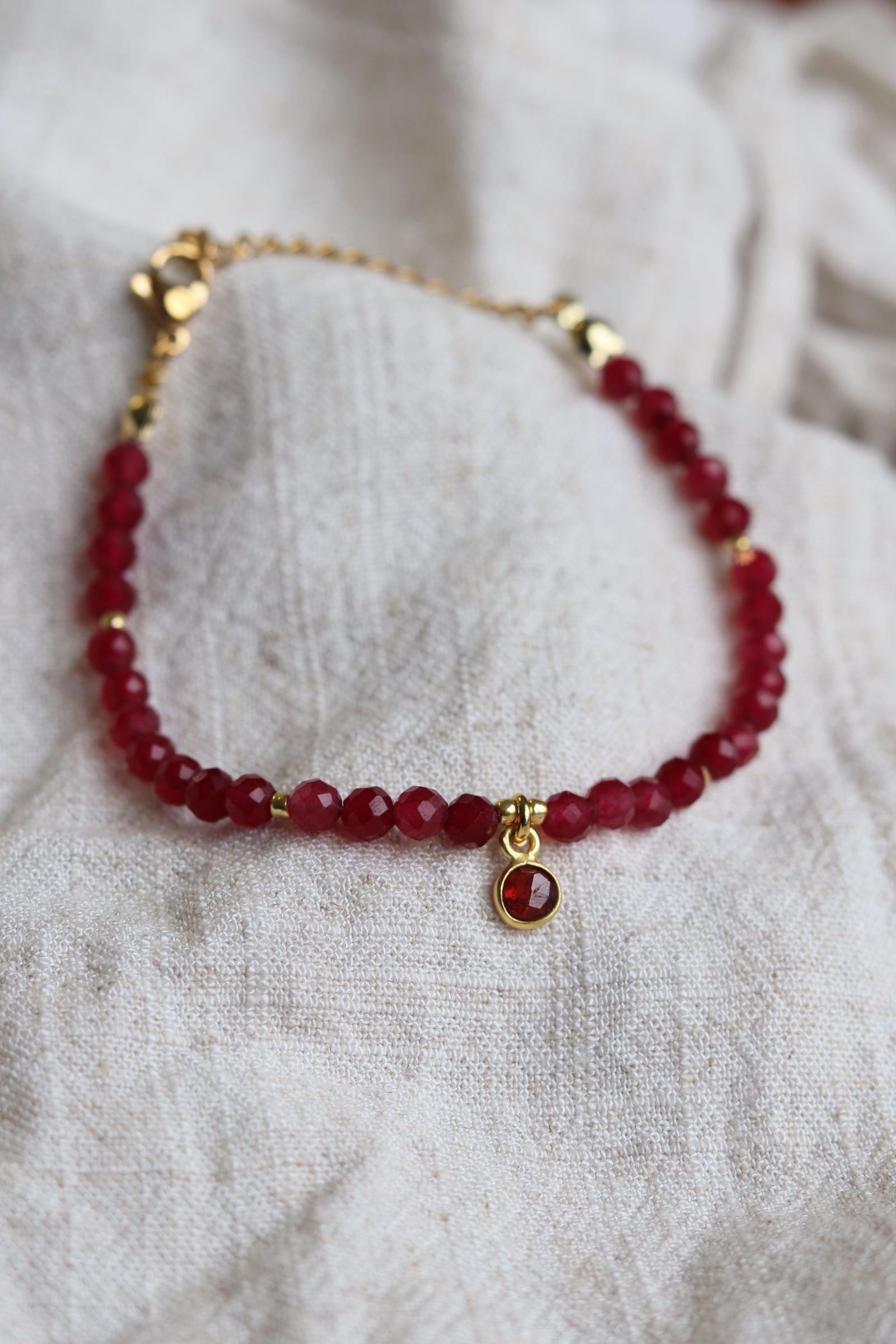 Armband Ellie - Rot / Lila