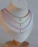 Collier perles de verre