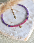 Fusskettchen Shelly - Amethyst