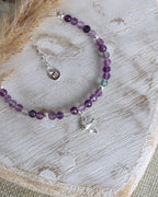 Fluorite bracelet bird