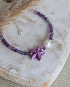 Bracelet étoile de mer Fluorite