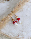 Boucles d'oreilles Amanite tue-mouches