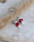 Boucles d'oreilles Amanite tue-mouches Argent