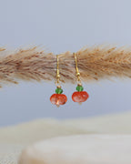 Boucles d'oreilles citrouille