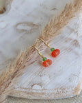 Boucles d'oreilles citrouille