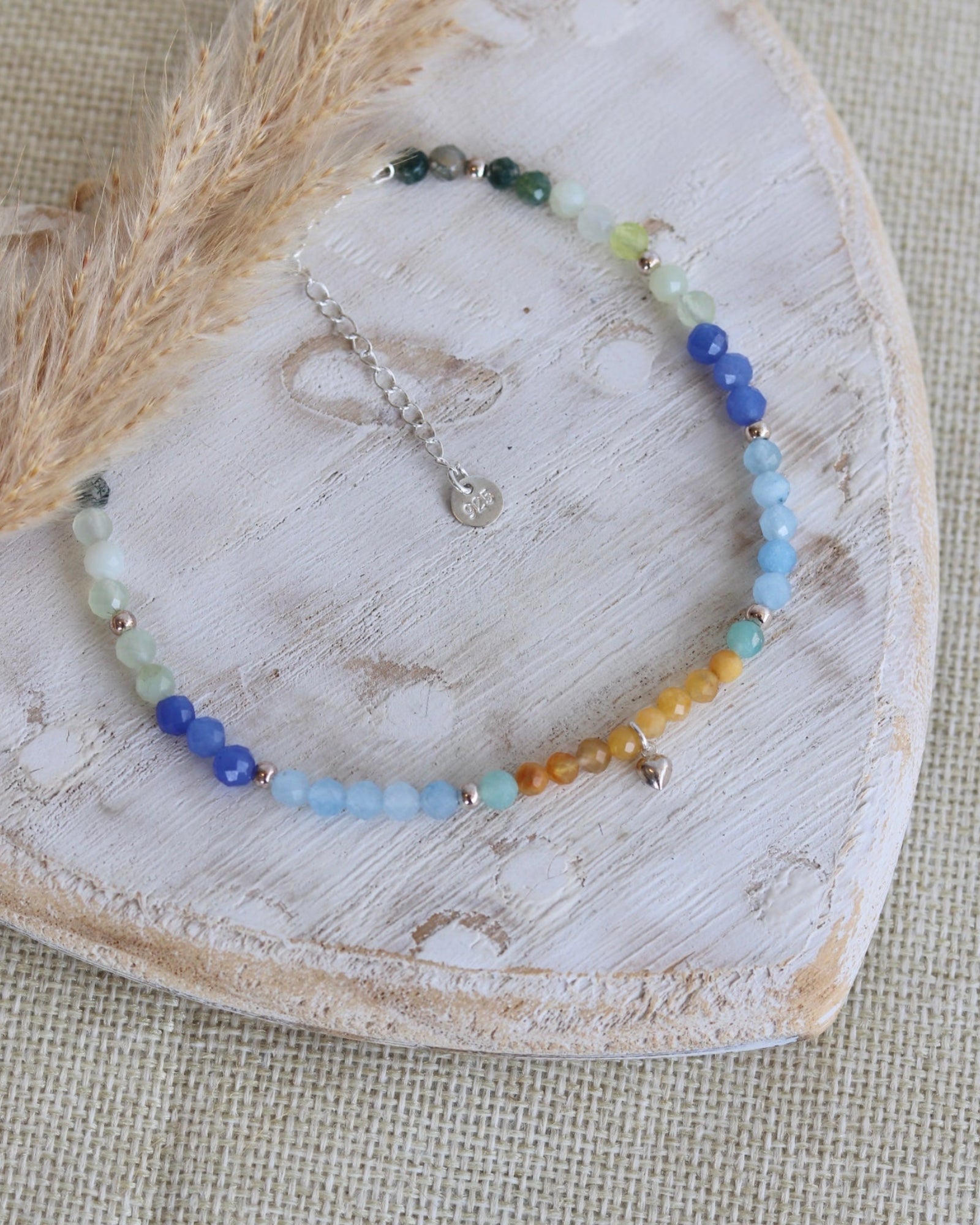 Fusskettchen Amore - Regenbogen