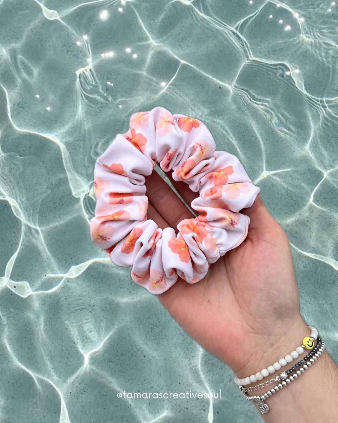 Badescrunchie Orange Aloha