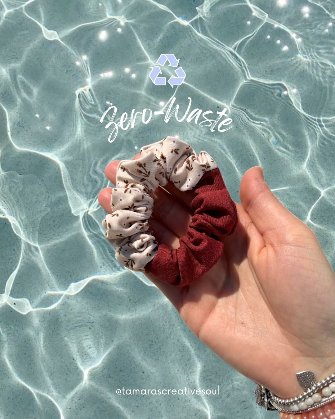 Zero-Waste Scrunchie aus Badelycra | 2
