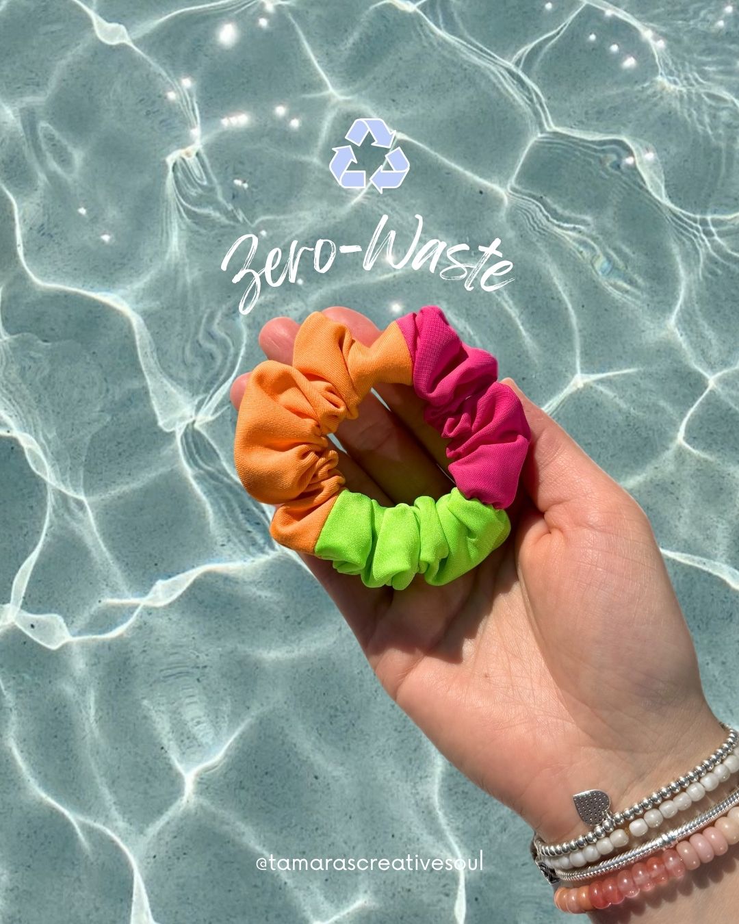 Zero-Waste Scrunchie aus Badelycra | 4