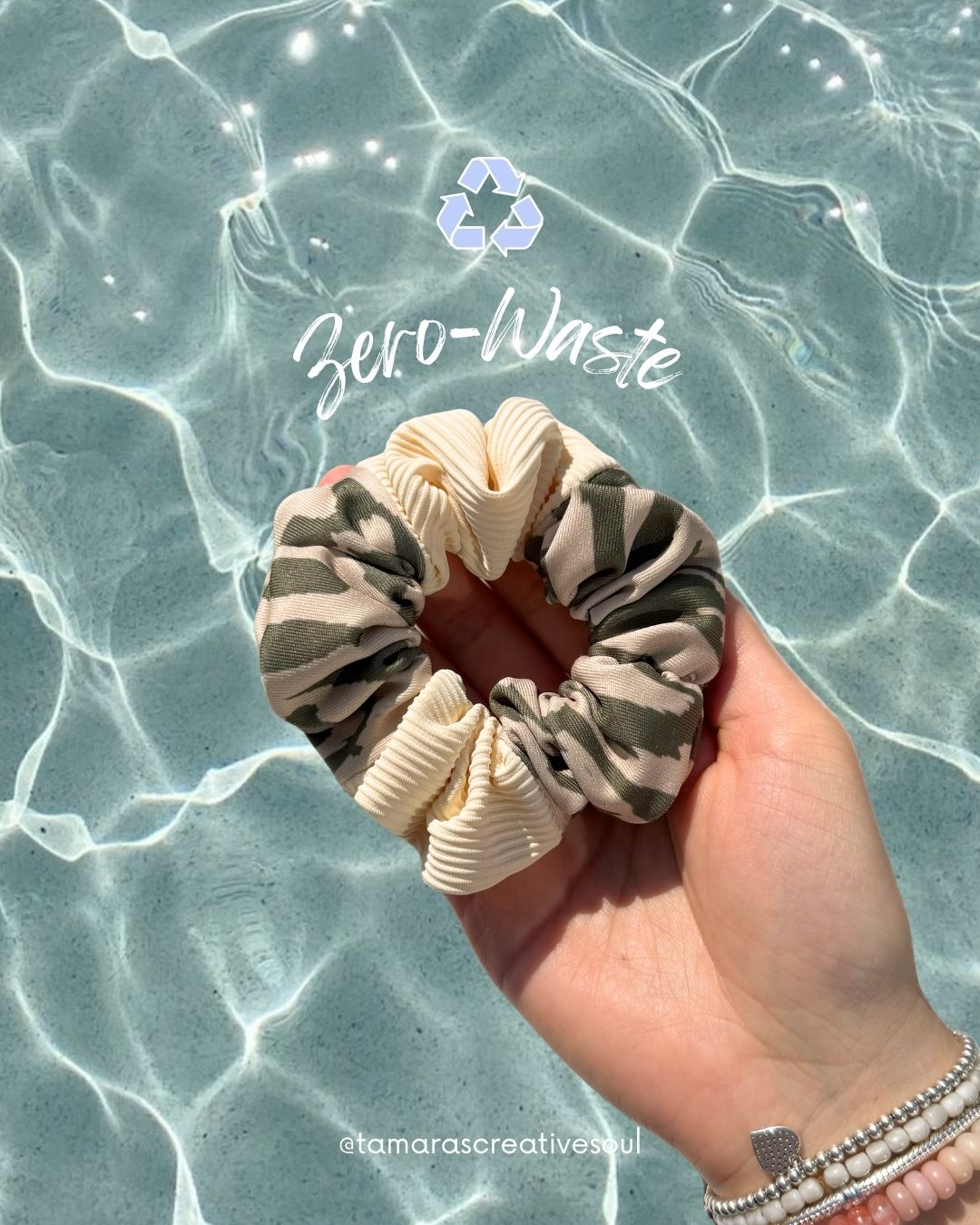 Zero-Waste Scrunchie aus Badelycra | 5